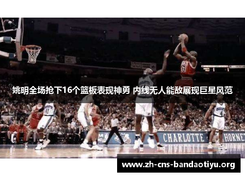 姚明全场抢下16个篮板表现神勇 内线无人能敌展现巨星风范 姚明全场抢下16个篮板表现神勇 内线无人能敌展现巨星风范