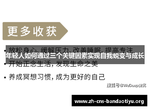 年轻人如何通过三个关键因素实现自我蜕变与成长 年轻人如何通过三个关键因素实现自我蜕变与成长