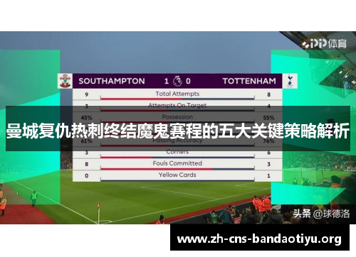 曼城复仇热刺终结魔鬼赛程的五大关键策略解析 曼城复仇热刺终结魔鬼赛程的五大关键策略解析