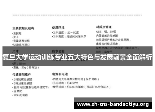 复旦大学运动训练专业五大特色与发展前景全面解析 复旦大学运动训练专业五大特色与发展前景全面解析